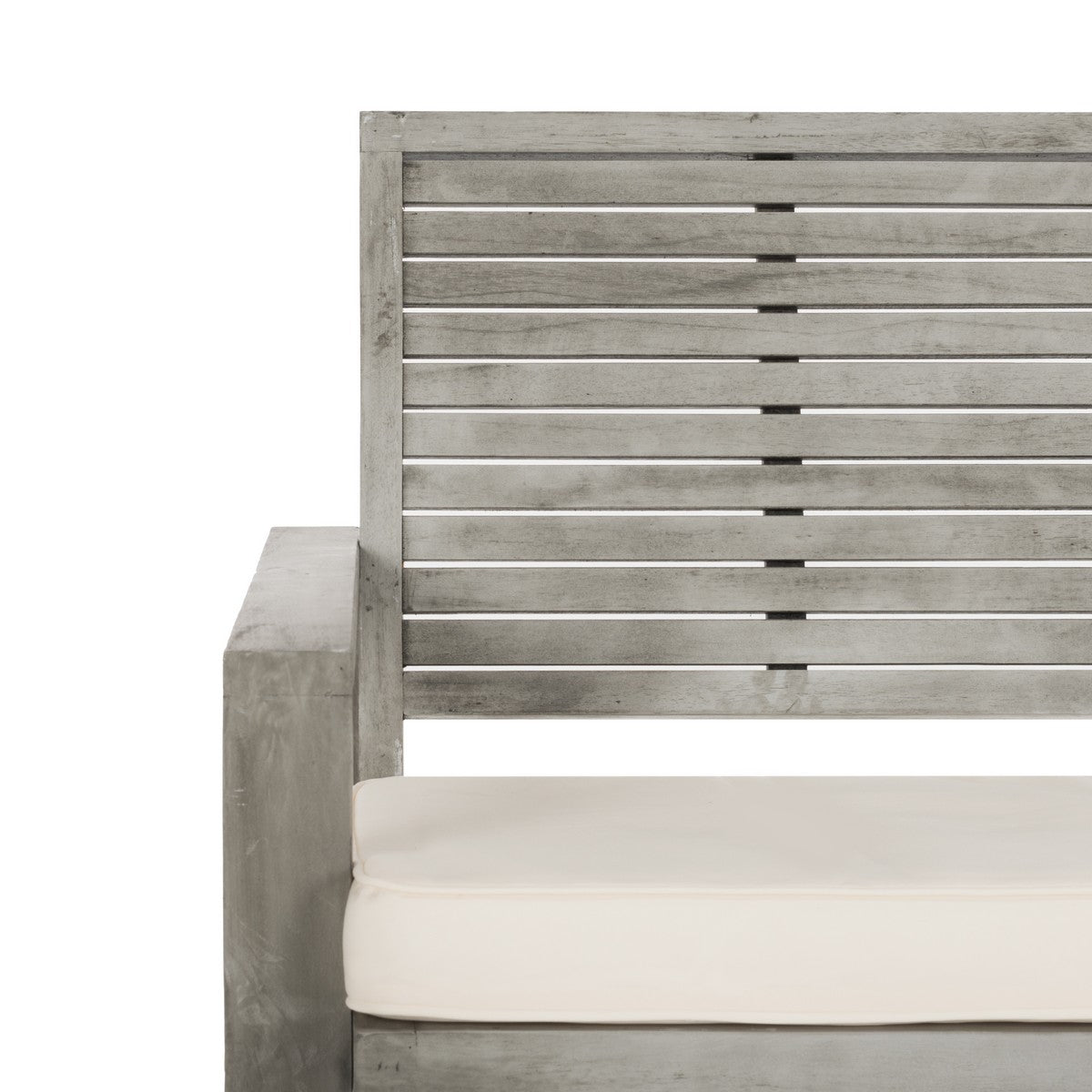 Safavieh Ozark 4 Pc Outdoor Living Set , FOX6007 - Grey Wash