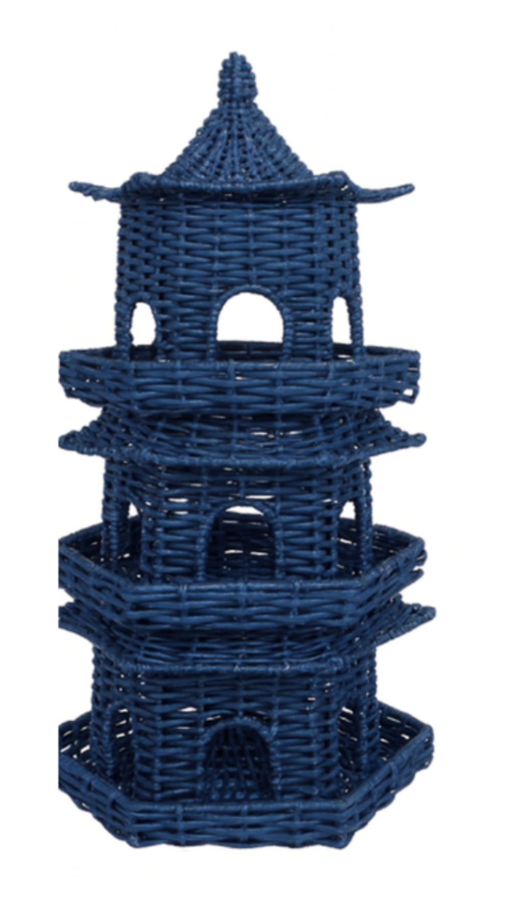 Navy Grand Wicker Pagoda (2 Sizes)