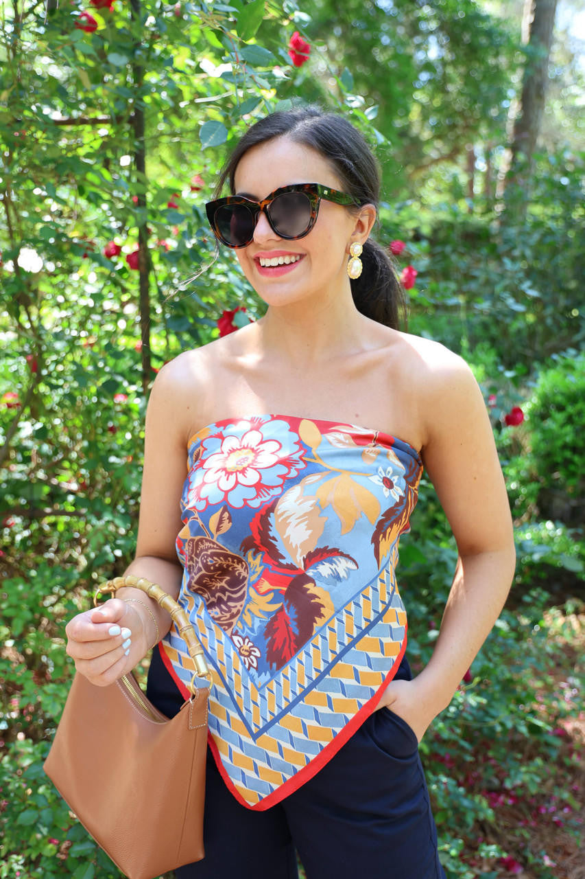 Jackie Pearl & Gold Roped Statement - Earrings - Belle of the Ball