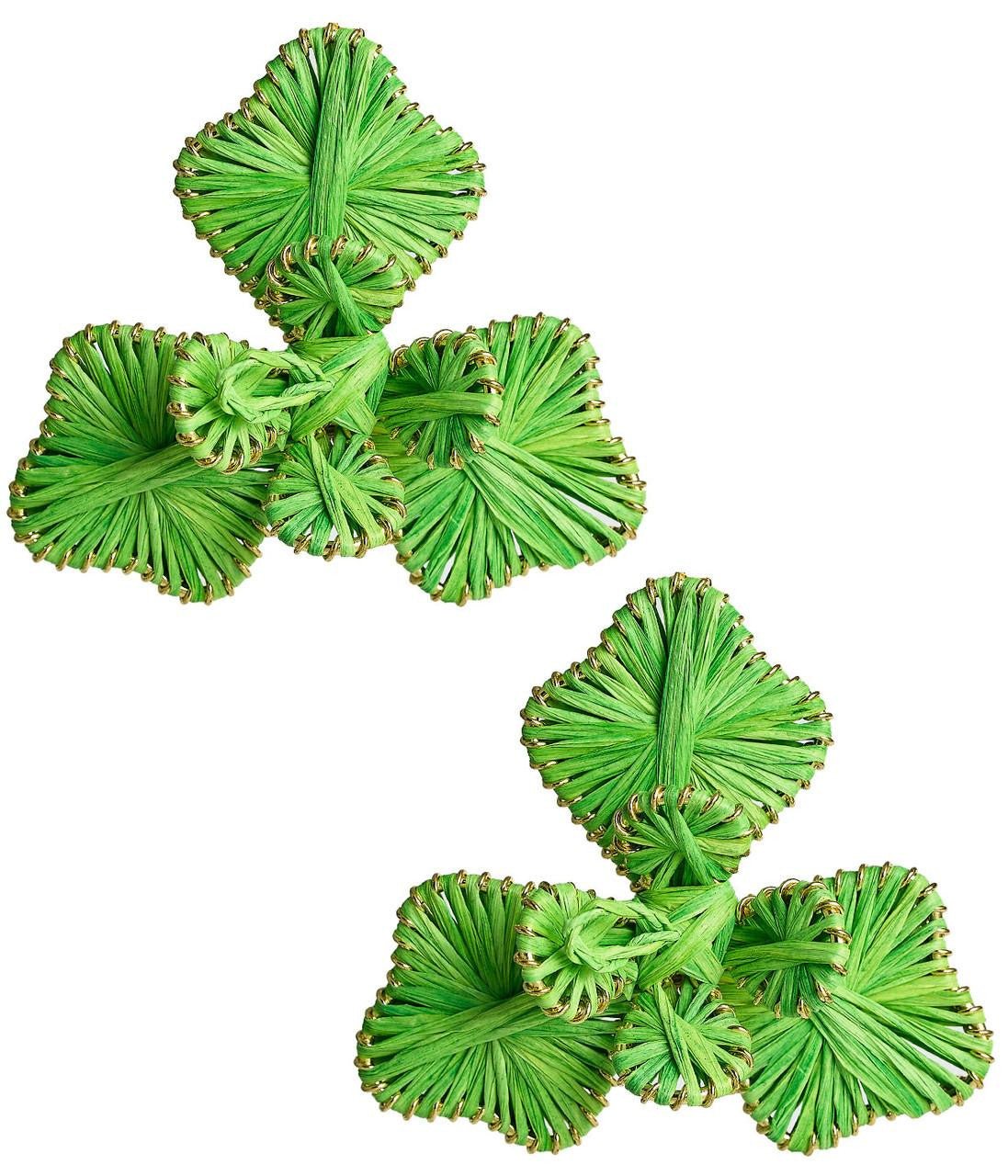 Kaia - Raffia Flower Earring
