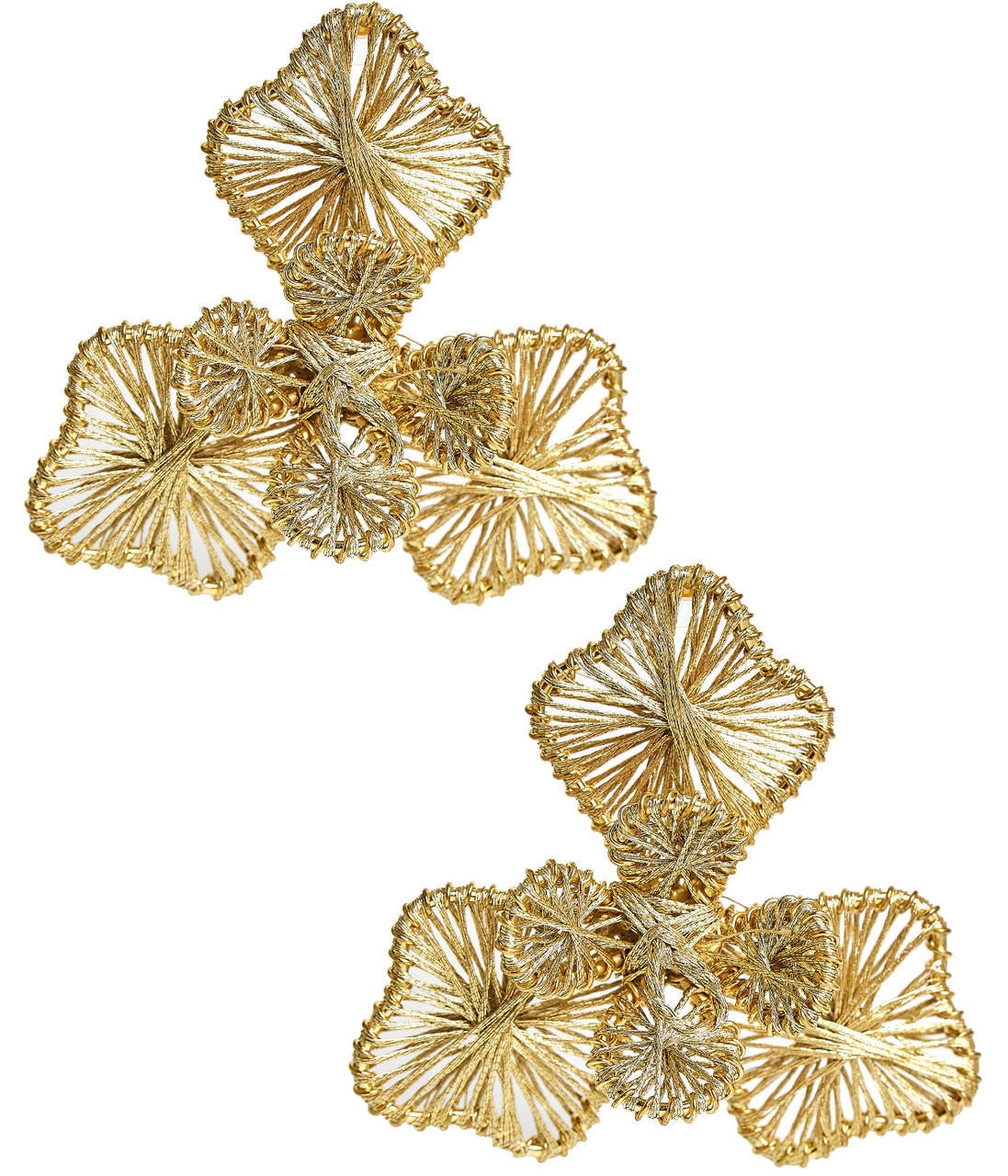 Kaia - Raffia Flower Earring