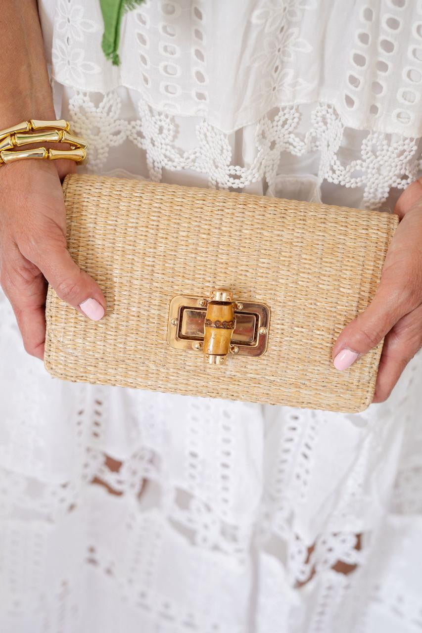Lilly Clutch - Bamboo Toggle