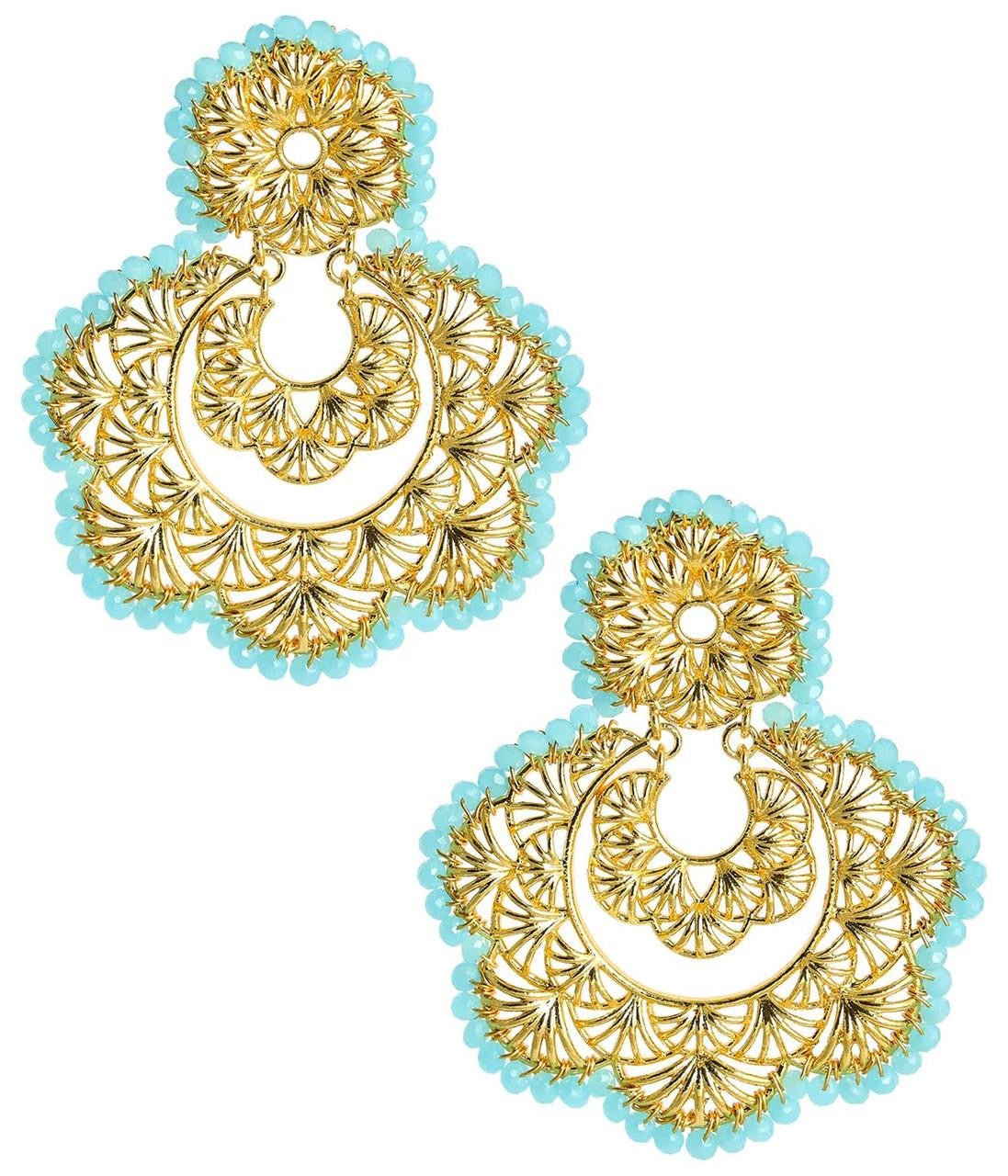 Sydney Hand Beaded - Statement Earring