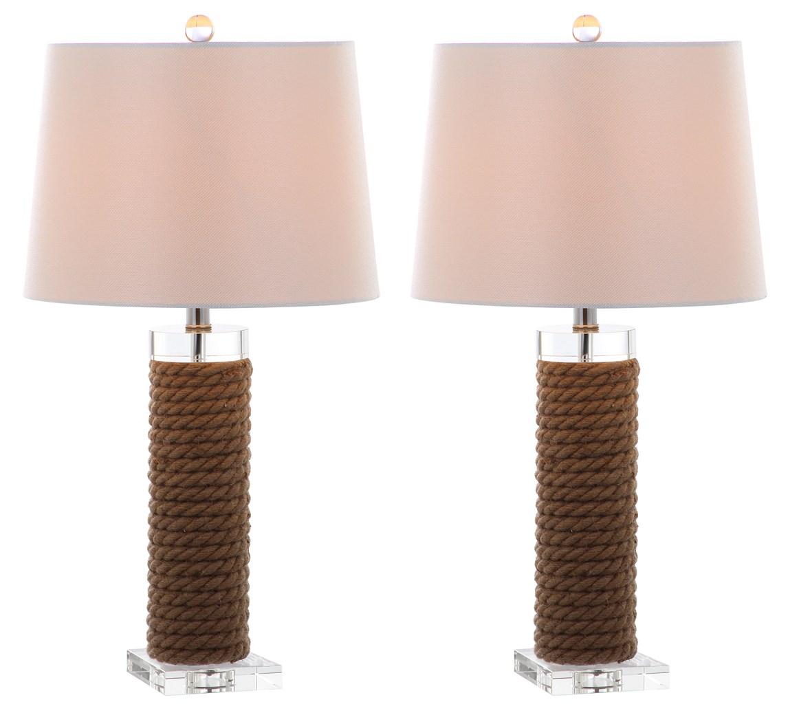 Safavieh Boyd 26.5 Inch H Rope Table Lamp , LIT4379