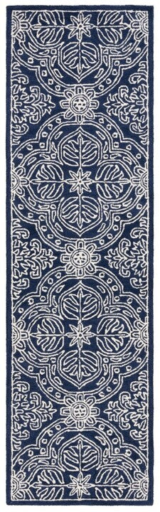 Eleanora Rug | Lauren Ralph Lauren - LRL6503 - Navy / Ivory
