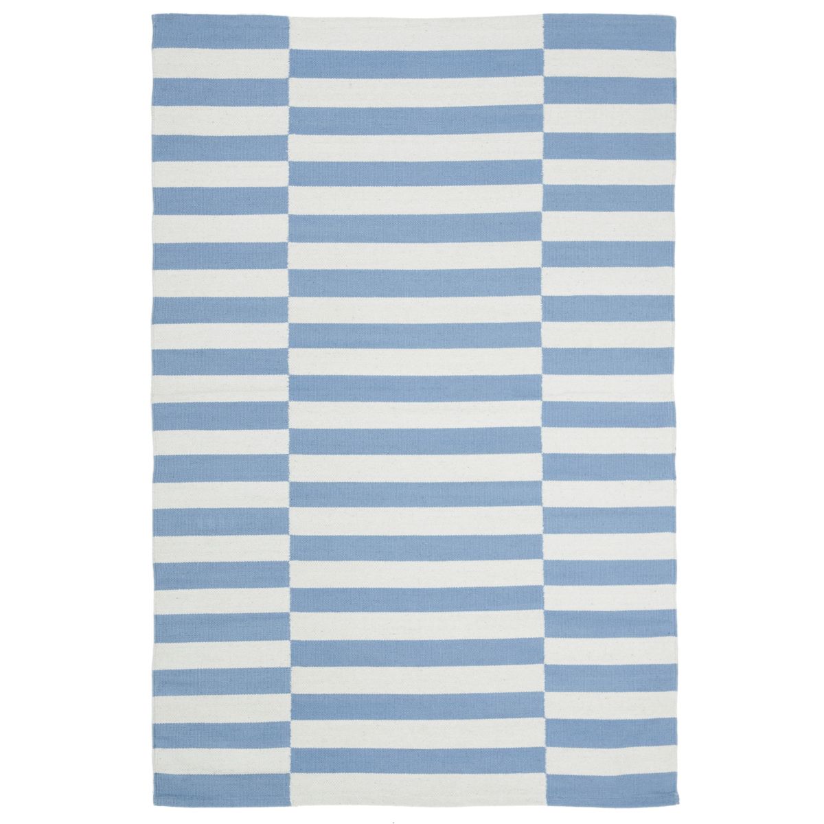 Ludlow Stripe Rug | Lauren Ralph Lauren - LRL7350 - Chambray