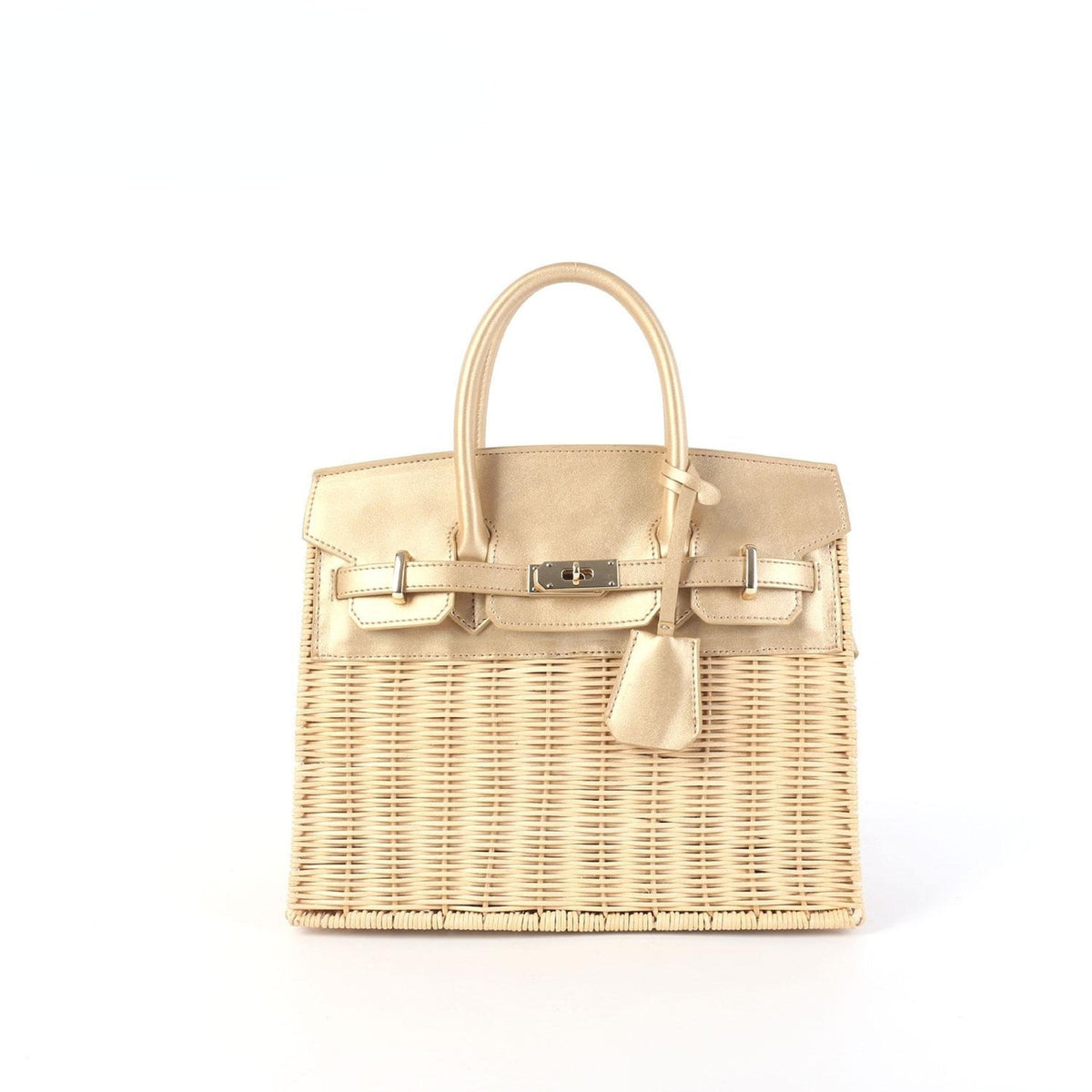 Margo Camel - Wicker Handbag