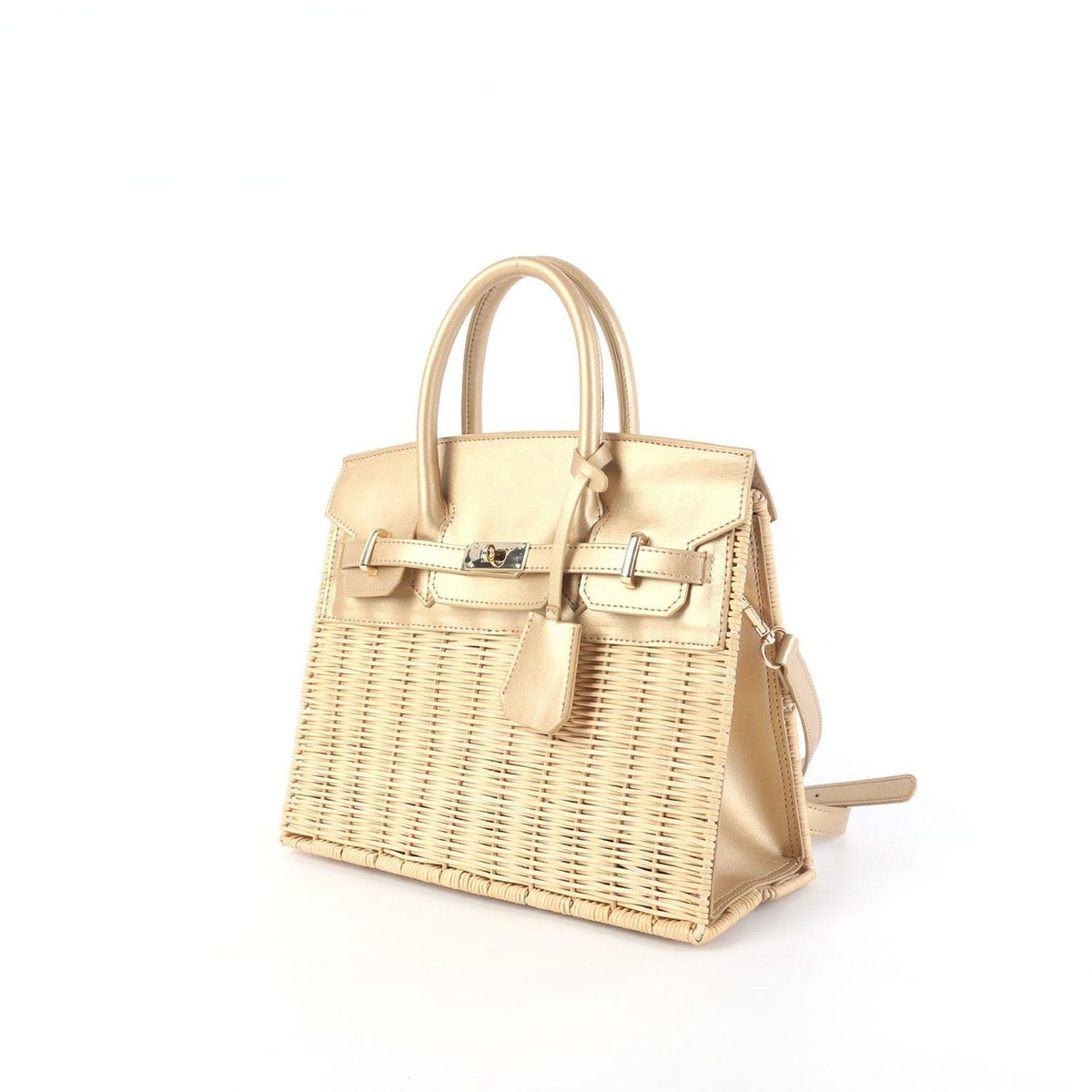 Margo Camel - Wicker Handbag
