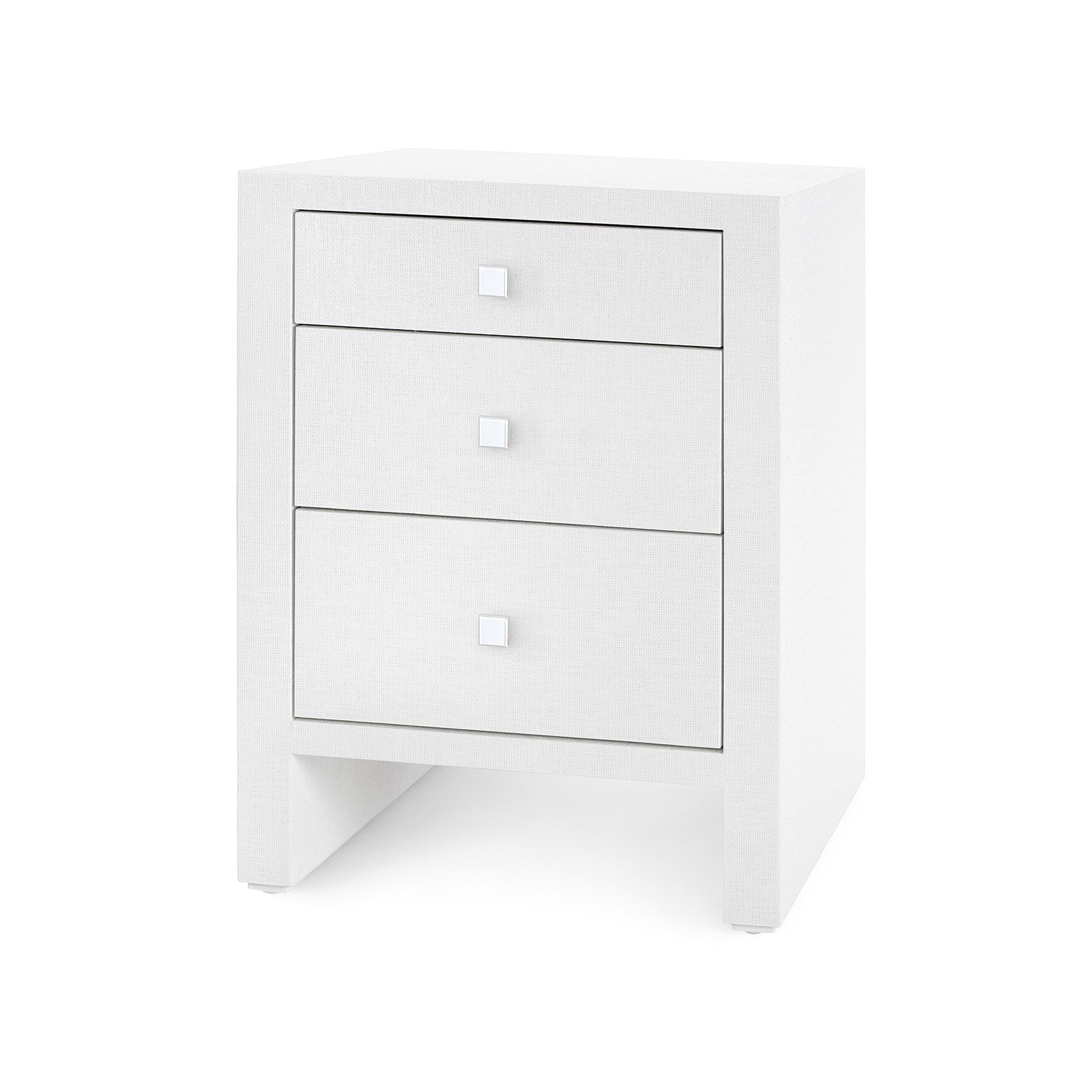 Morgan Grasscloth 3-Drawer Side Table | Villa & House - MOR-130-59