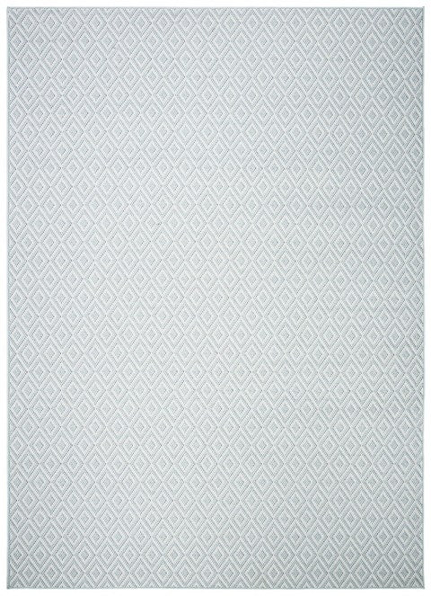 Indoor Outdoor 337 Rug | Martha Stewart - MSRO337 - Aqua / Cream