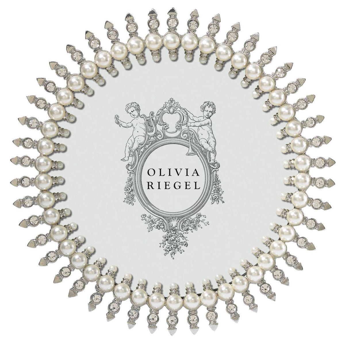 Pearl Jubilee 5" Round Picture Frame