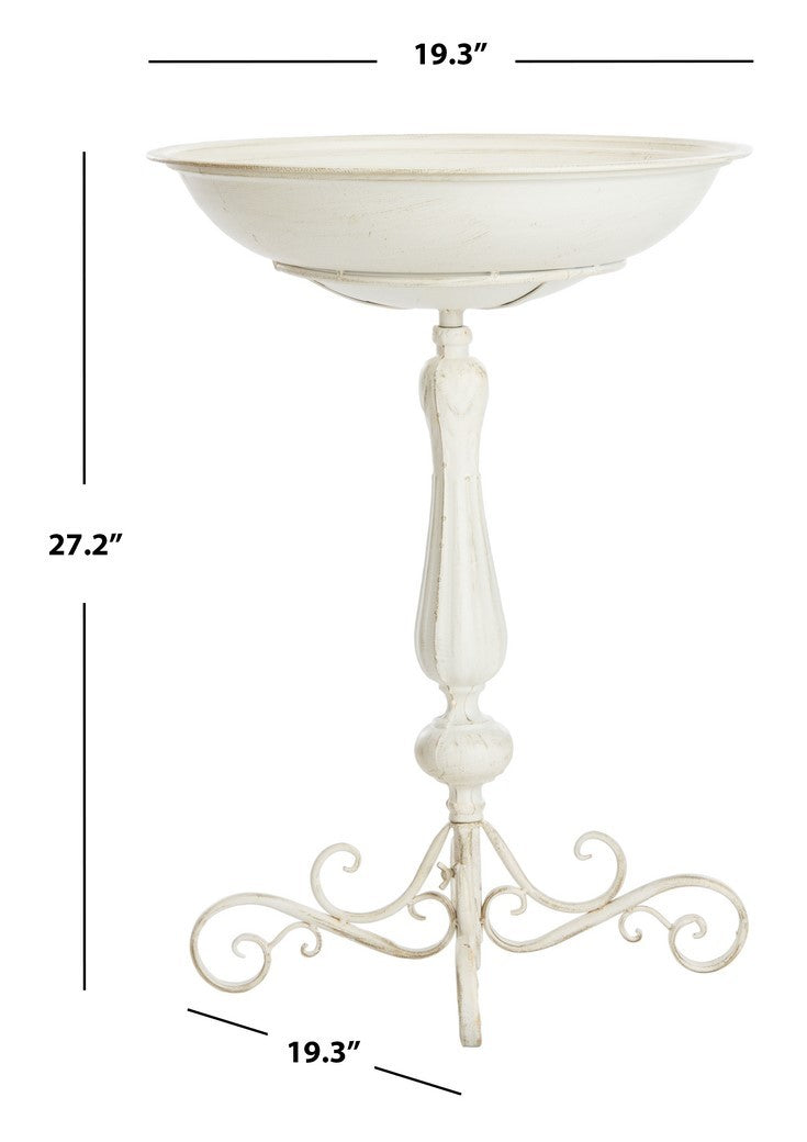 Orian Bird Bath | Safavieh - PAT5023 - Pearl White