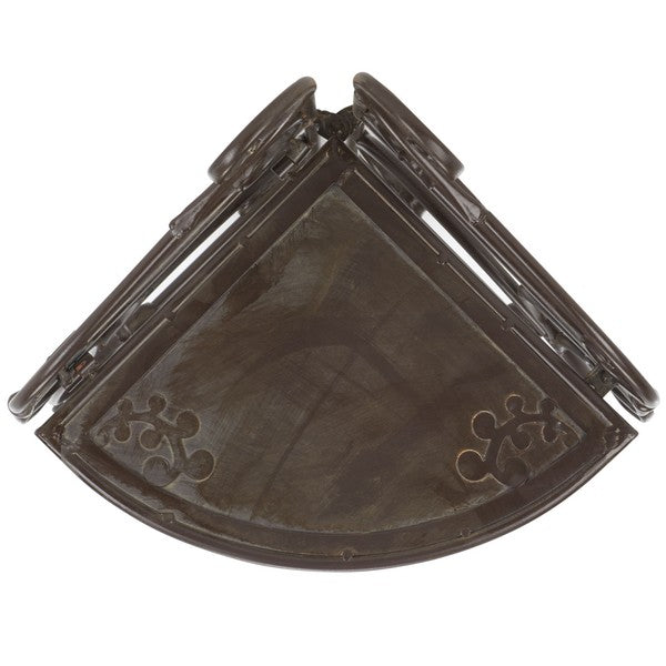 Safavieh Turuca 4 Tier Corner Shelf Unit , PAT5034 - Rustic Brown