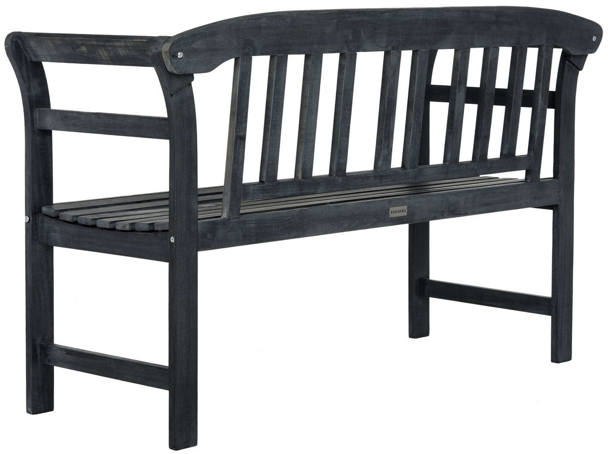 Safavieh Porterville 2 Seat Bench , PAT6742 - Dark Slate Grey