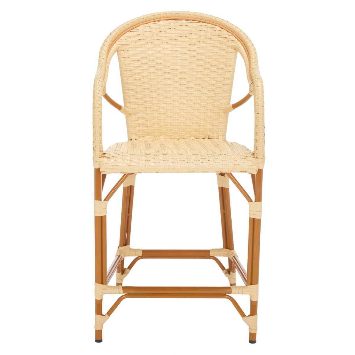 California Counter Stool W / Arms, PAT7533 - Natural