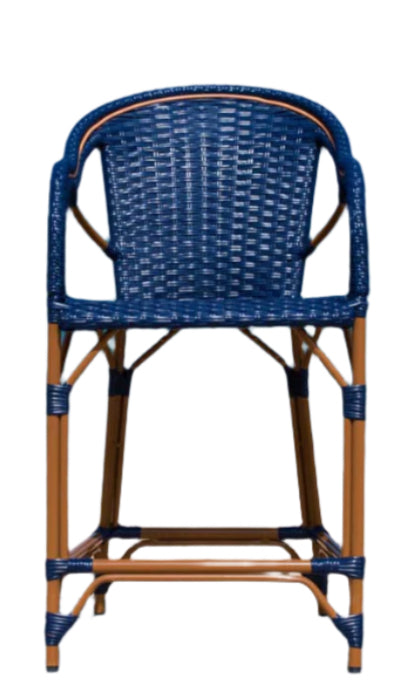California Counter Stool W / Arms, PAT7533 - Navy