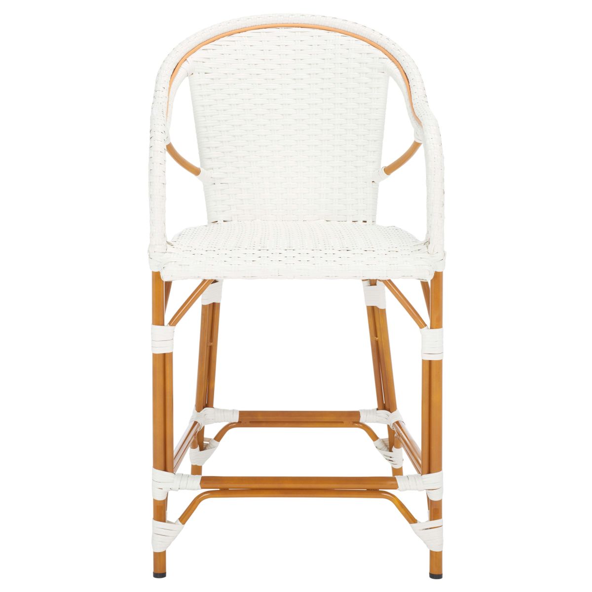 California Counter Stool W / Arms, PAT7533 - White