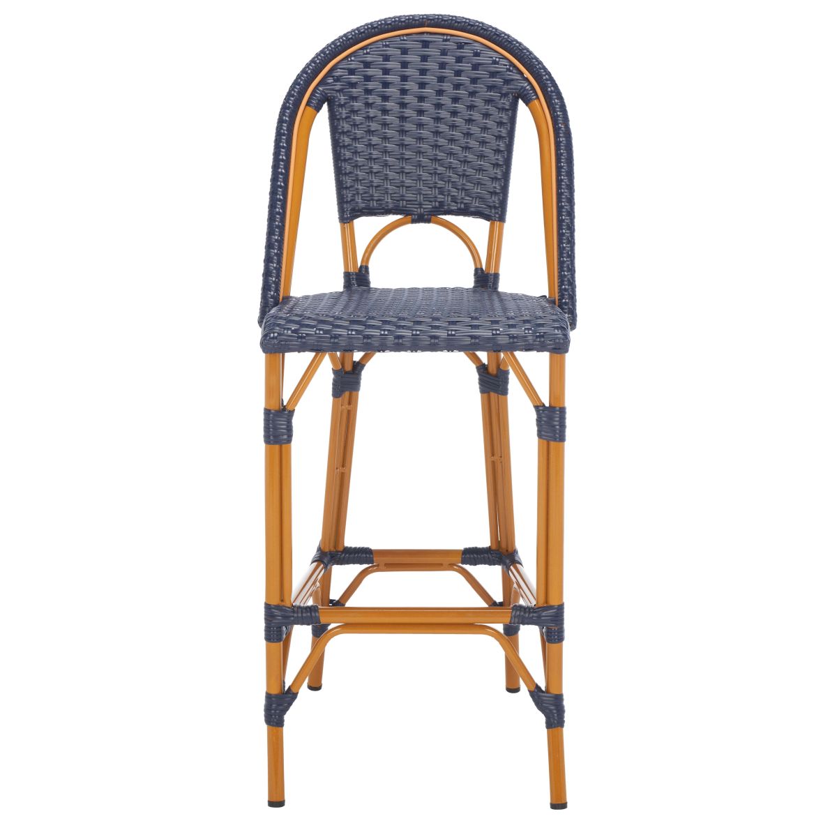 California Bar Stool | Safavieh - PAT7534 - Navy