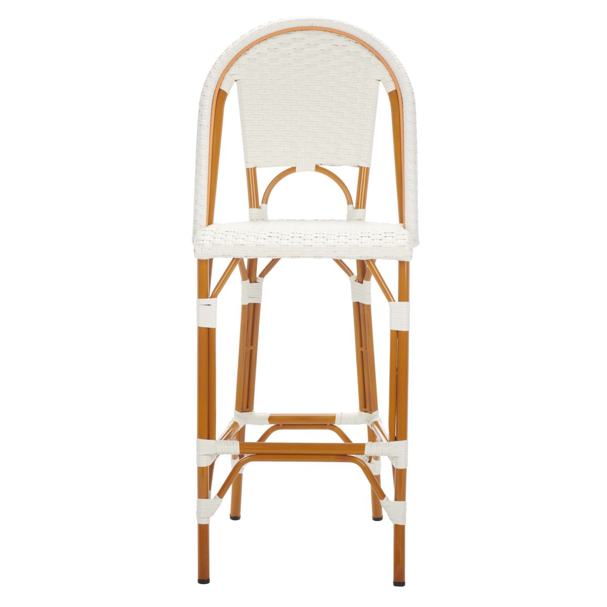 California Bar Stool | Safavieh - PAT7534 - White