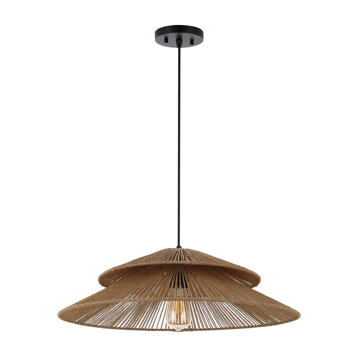 Safavieh Brunia Pendant , PND4175 - Natural / Black