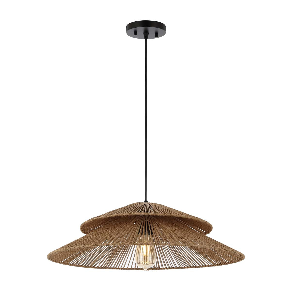 Safavieh Brunia Pendant , PND4175 - Natural / Black