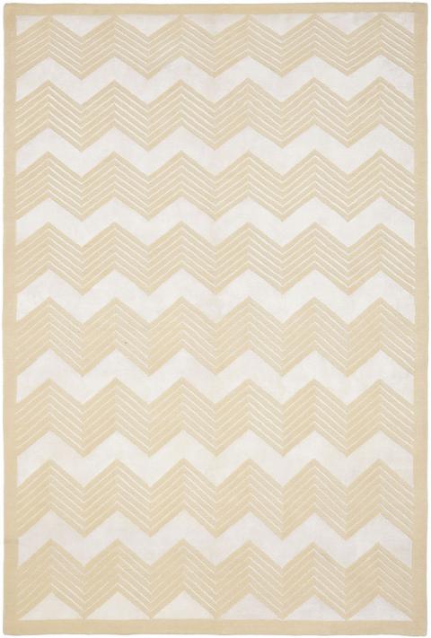 Monroe Chevron 6725 Rug | Ralph Lauren - RLR6725 - Champagne