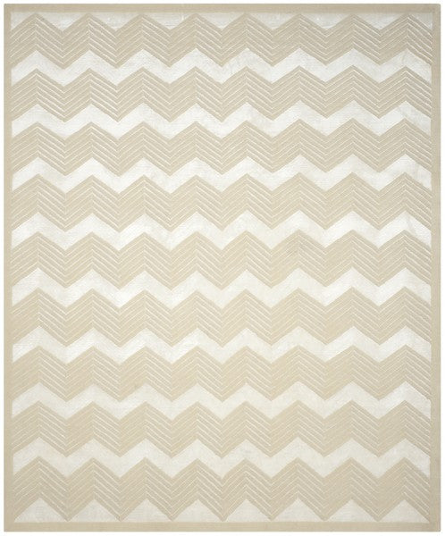 Monroe Chevron 6725 Rug | Ralph Lauren - RLR6725 - Champagne