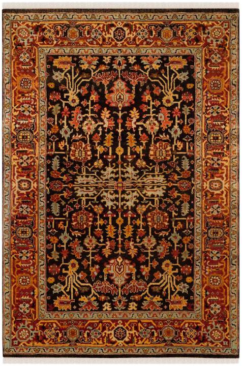 Wexford 7611 Rug | Ralph Lauren - RLR7611 - Antique Brown