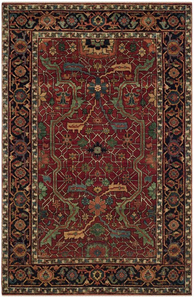 Richmond 9551 Rug | Ralph Lauren - RLR9551 - Vintage Red