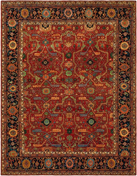 Richmond 9551 Rug | Ralph Lauren - RLR9551 - Vintage Red