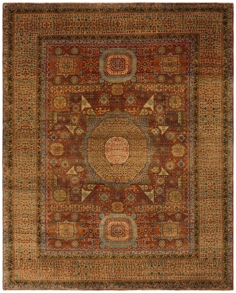 Lourens 9552 Rug | Ralph Lauren - RLR9552 - Madder Red