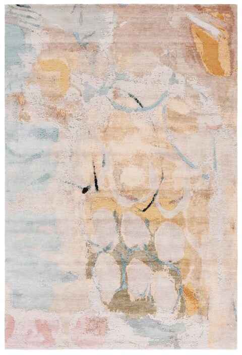 Saint Tropez 102 Rugs | Safavieh - SAT102 - Light Blue / Blush