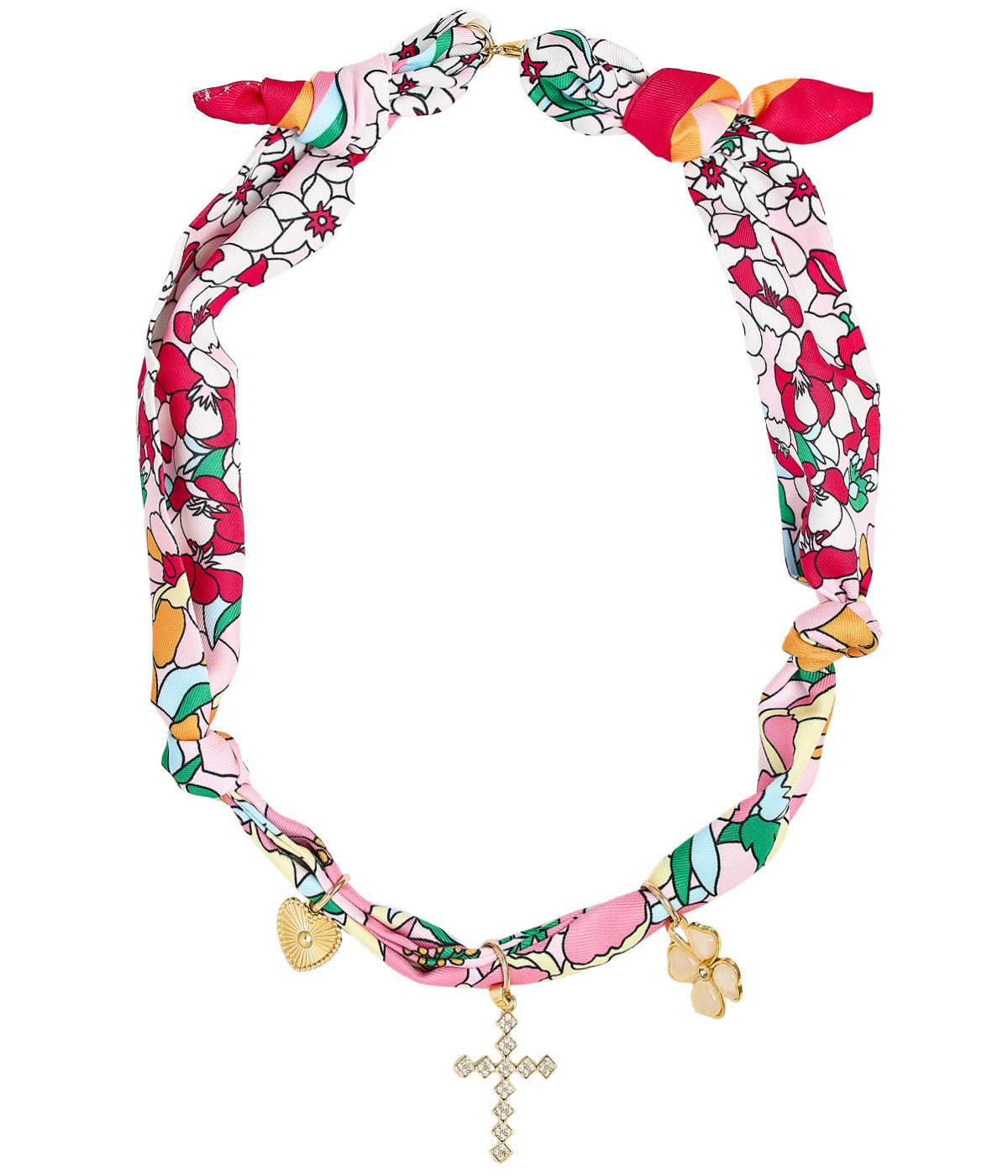 Scarf Charm Necklaces - Spring Collection