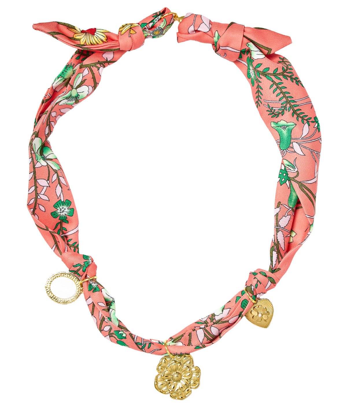Scarf Charm Necklaces - Spring Collection