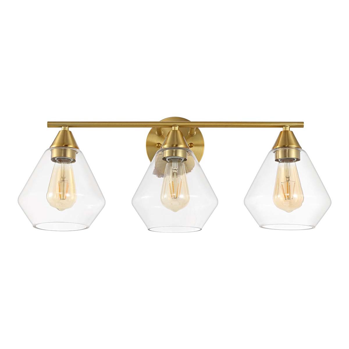 Safavieh Amani Wall Sconce , SCN4134 - Brass / Clear