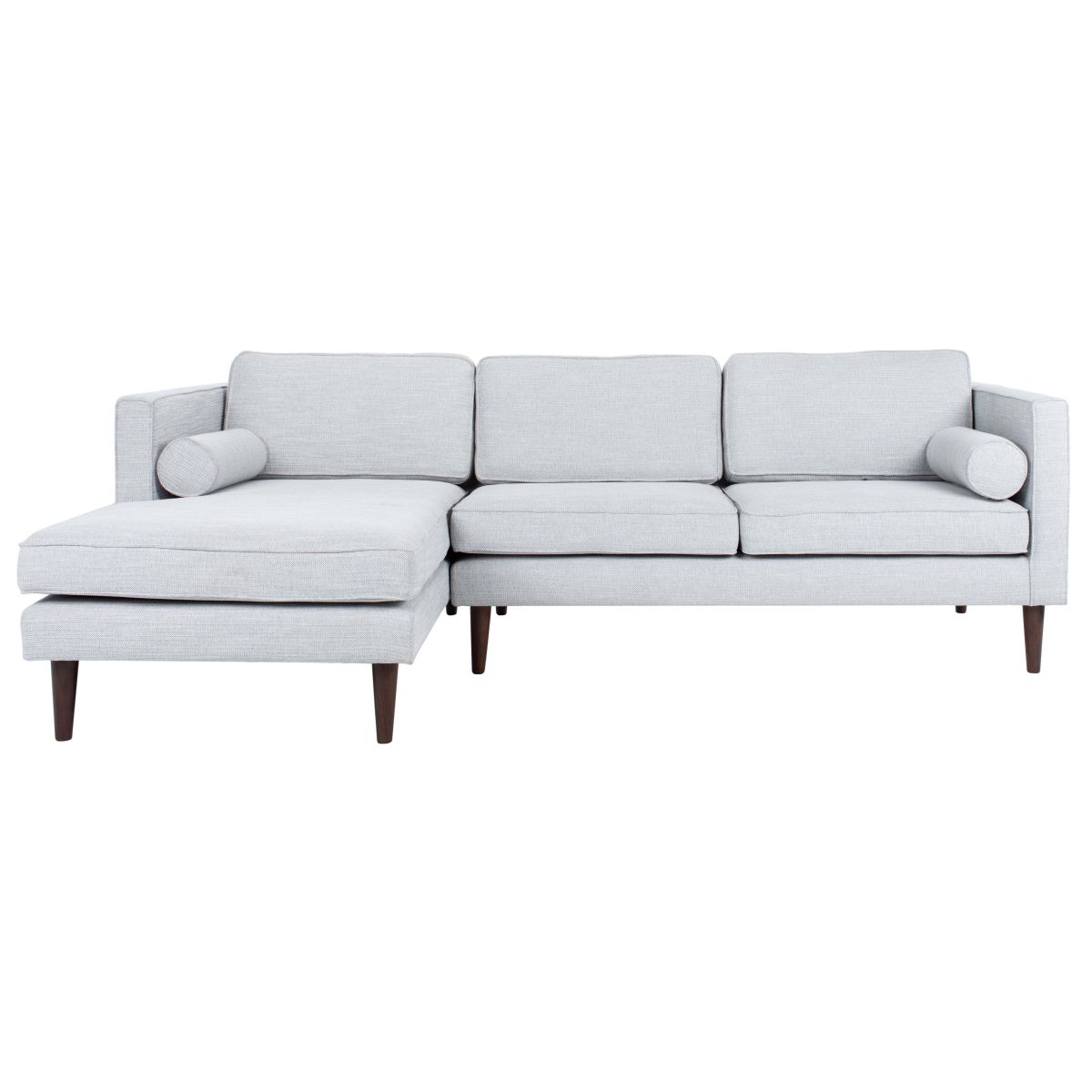 Safavieh Couture Dulce Mid Century Chaise Sofa - Light Grey