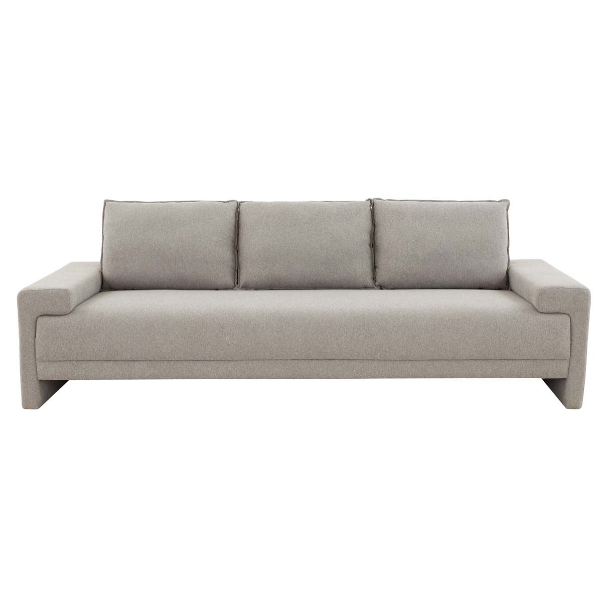 Safavieh Couture Emmylou 3 Seater Sofa - Light Grey