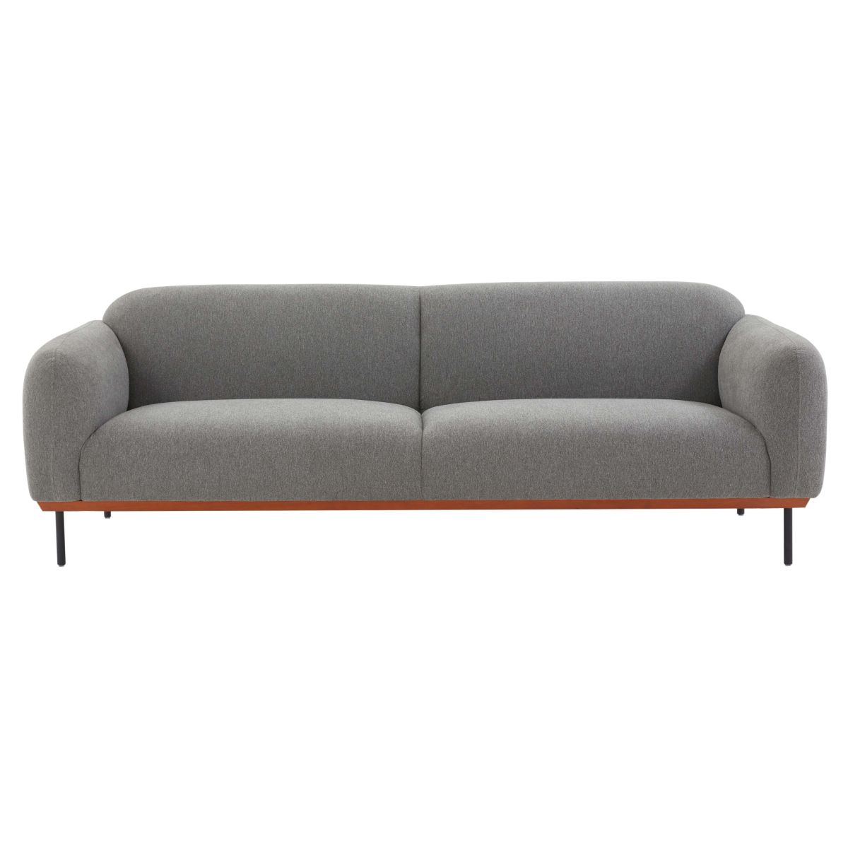 Safavieh Couture Kaycee Linen Sofa - Grey