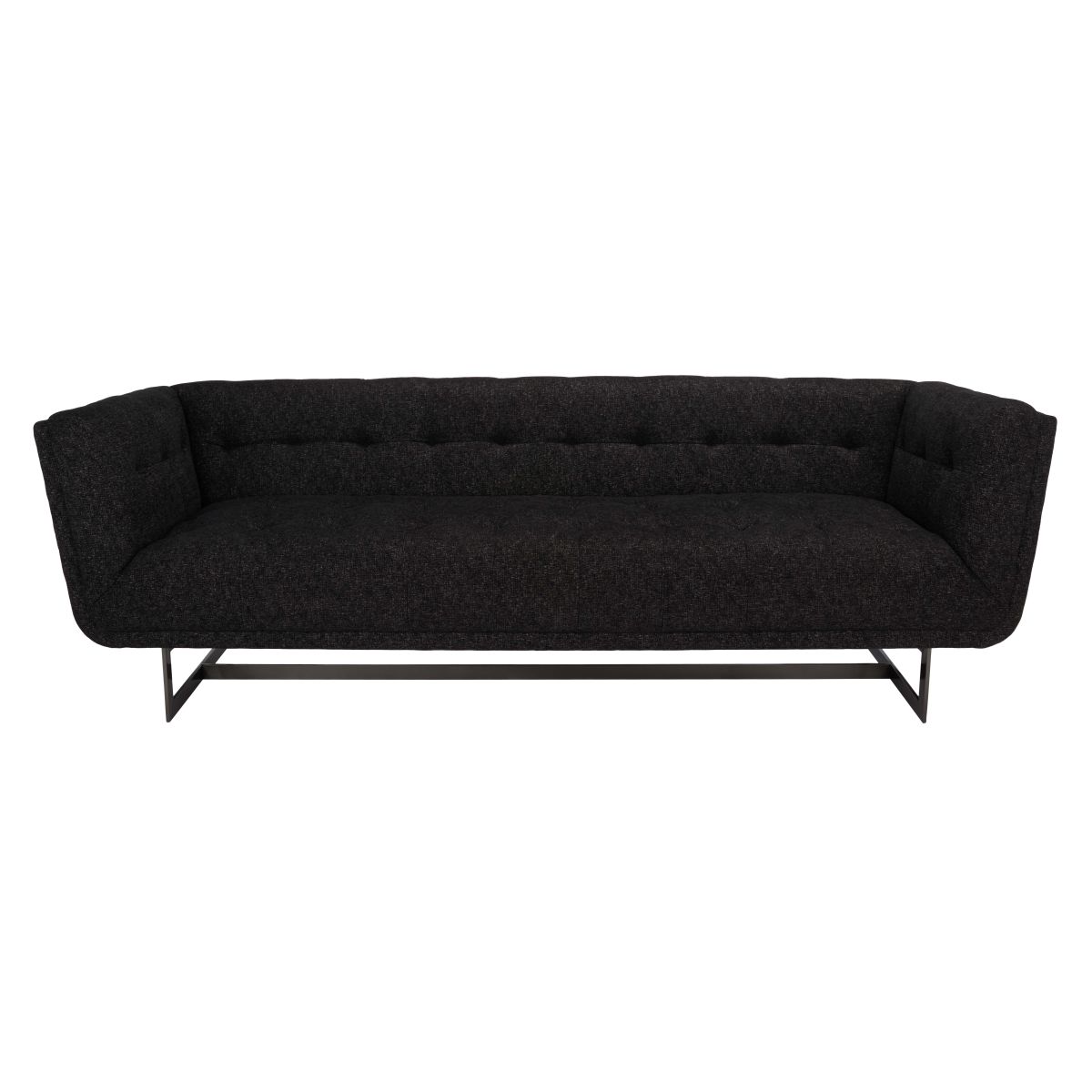 Safavieh Couture Mcneill Tufted Sofa - Black / White