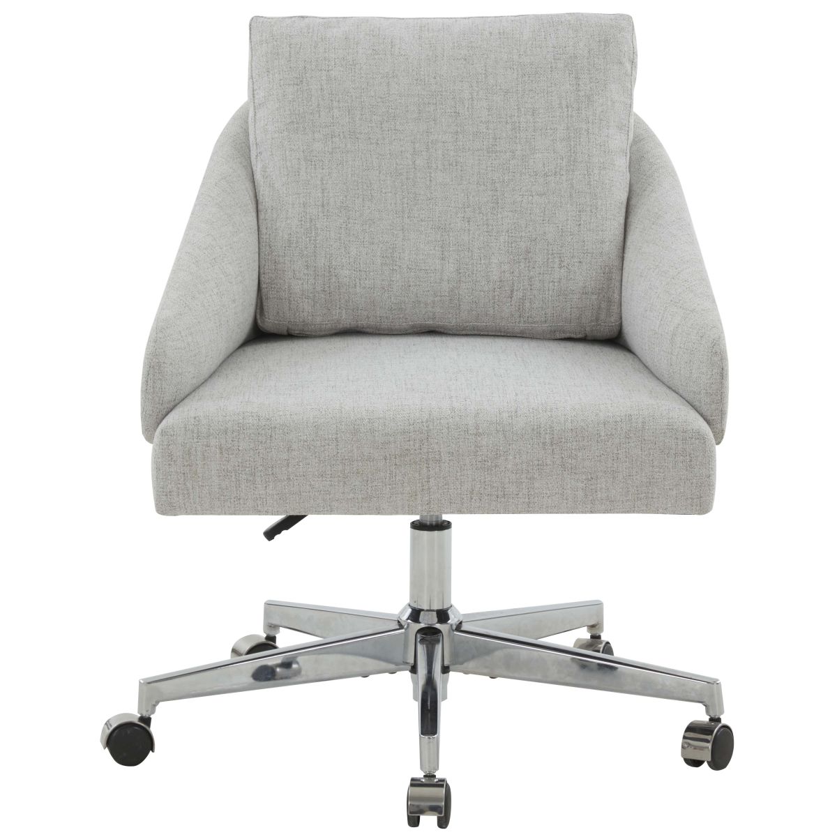Blayke Adjustable Desk Chair - Light Grey / Silver