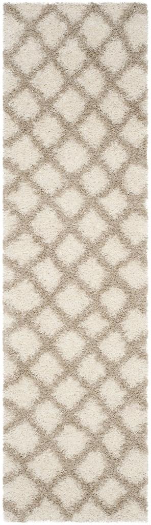 Dallas 258 Shag Rug | Safavieh - SGDS258 - Ivory / Beige
