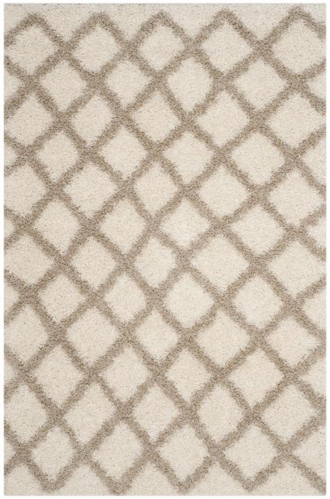 Dallas 258 Shag Rug | Safavieh - SGDS258 - Ivory / Beige