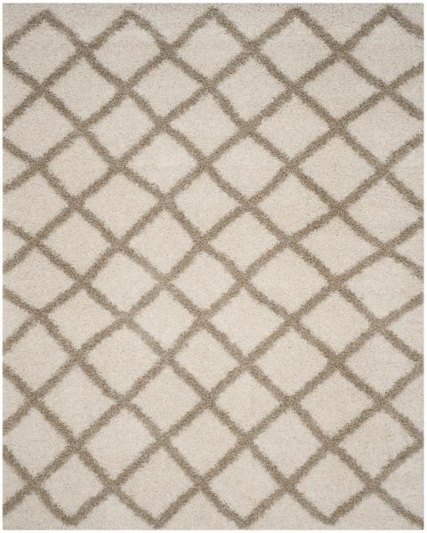 Dallas 258 Shag Rug | Safavieh - SGDS258 - Ivory / Beige