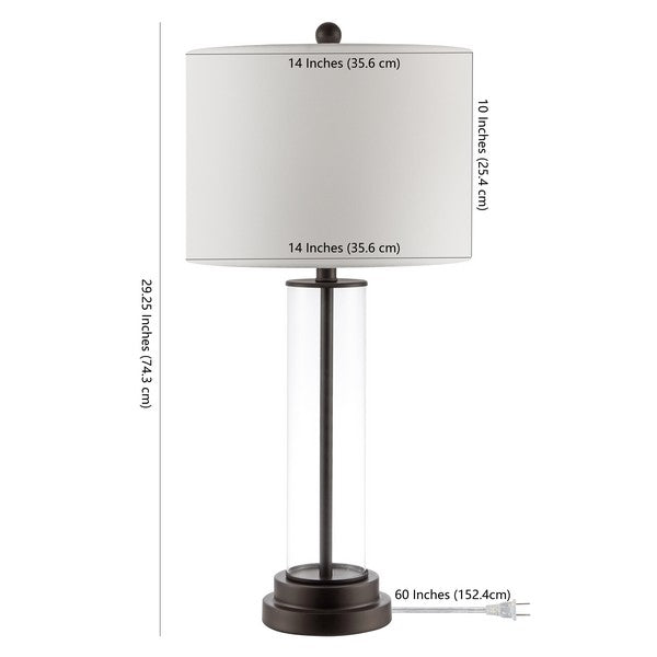 Safavieh Cassian Glass Table Lamp, TBL4253 - Clear