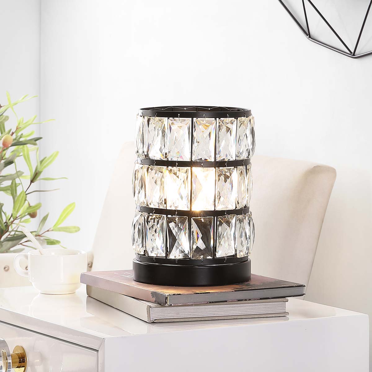 Safavieh Alva Acrylic Table Lamp , TBL4312 - Black