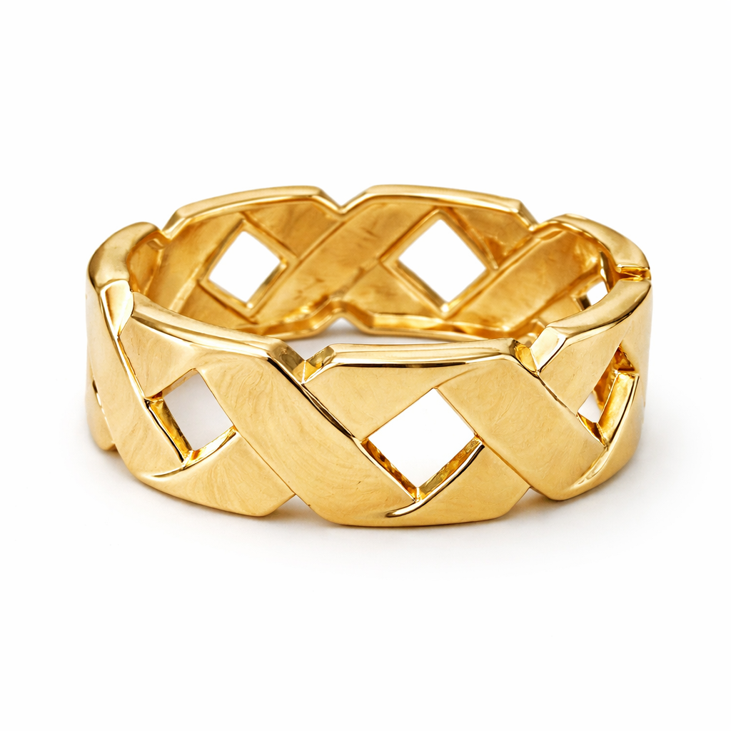 The Gold Lattice Bracelet