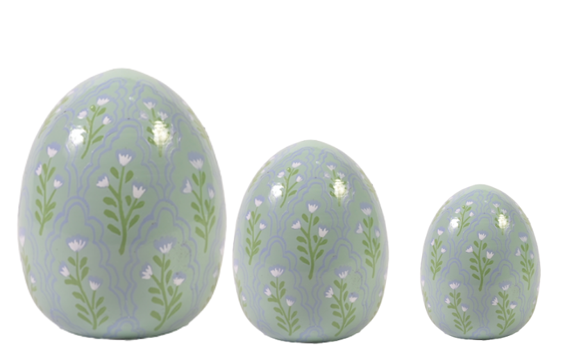 Sage Green & Lavender Tulip Egg (3 Sizes)