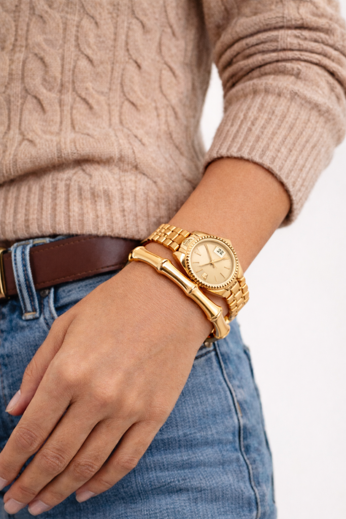 The Bamboo Gold Cuff