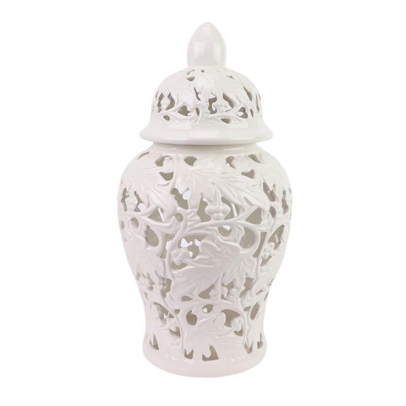 Leaf Pierced Jar (3 Sizes)
