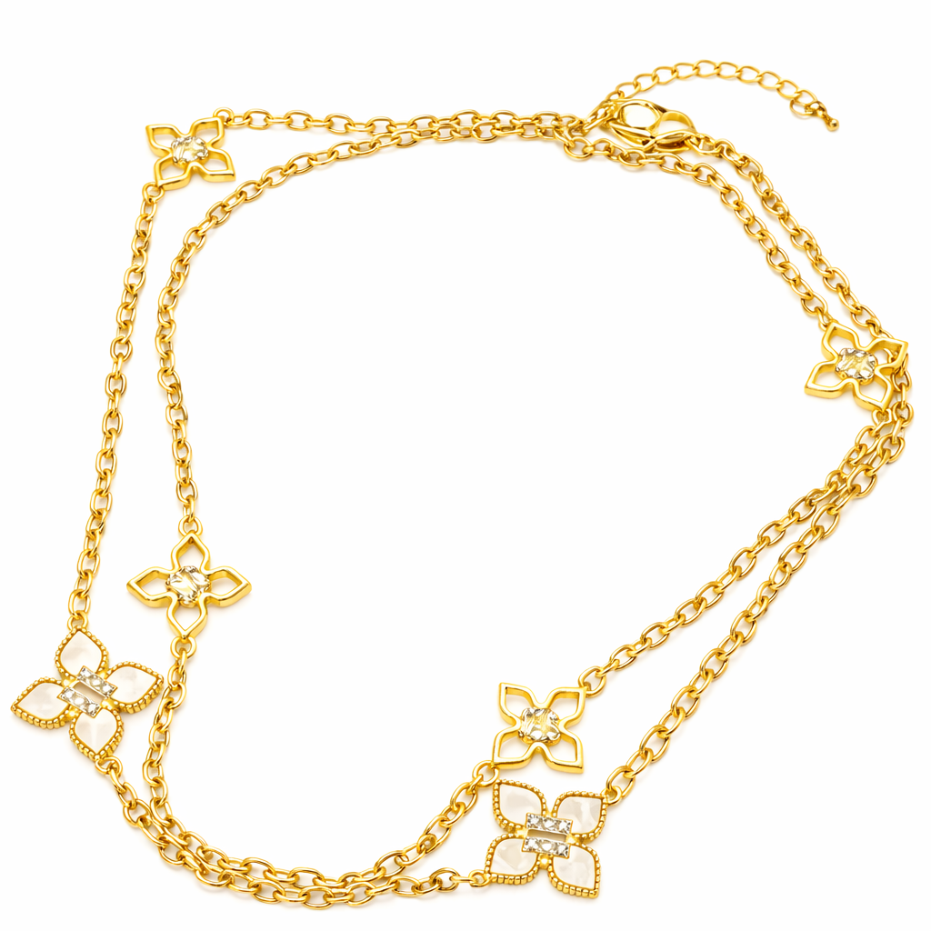 The Gold Clover Necklace